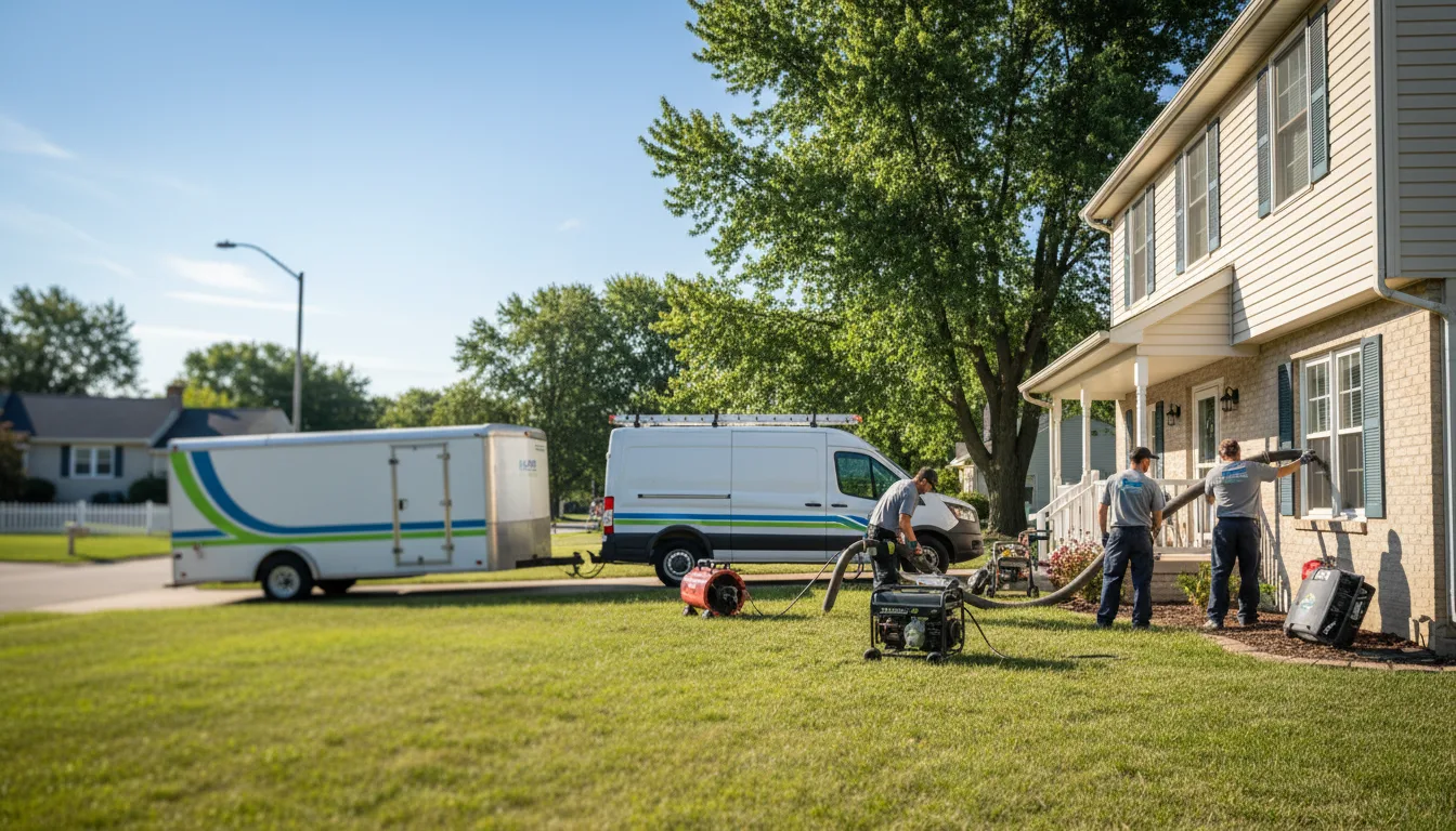 Flooded Basement Restoration And Cleanup With Repair in Hayward, WI near me